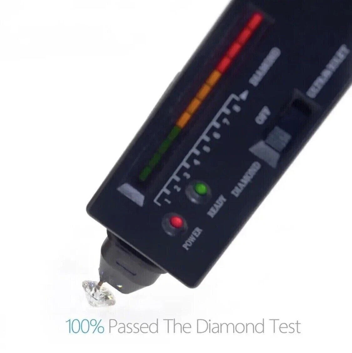 Real Moissanite Eternity Band Wedding Ring Pass Diamond Tester 925 Silver 5 CTW