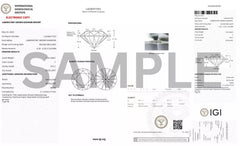 IGI Certified Lab Grown Floating Diamond Pendant Necklace 3.00 Carat 14k E VVS2