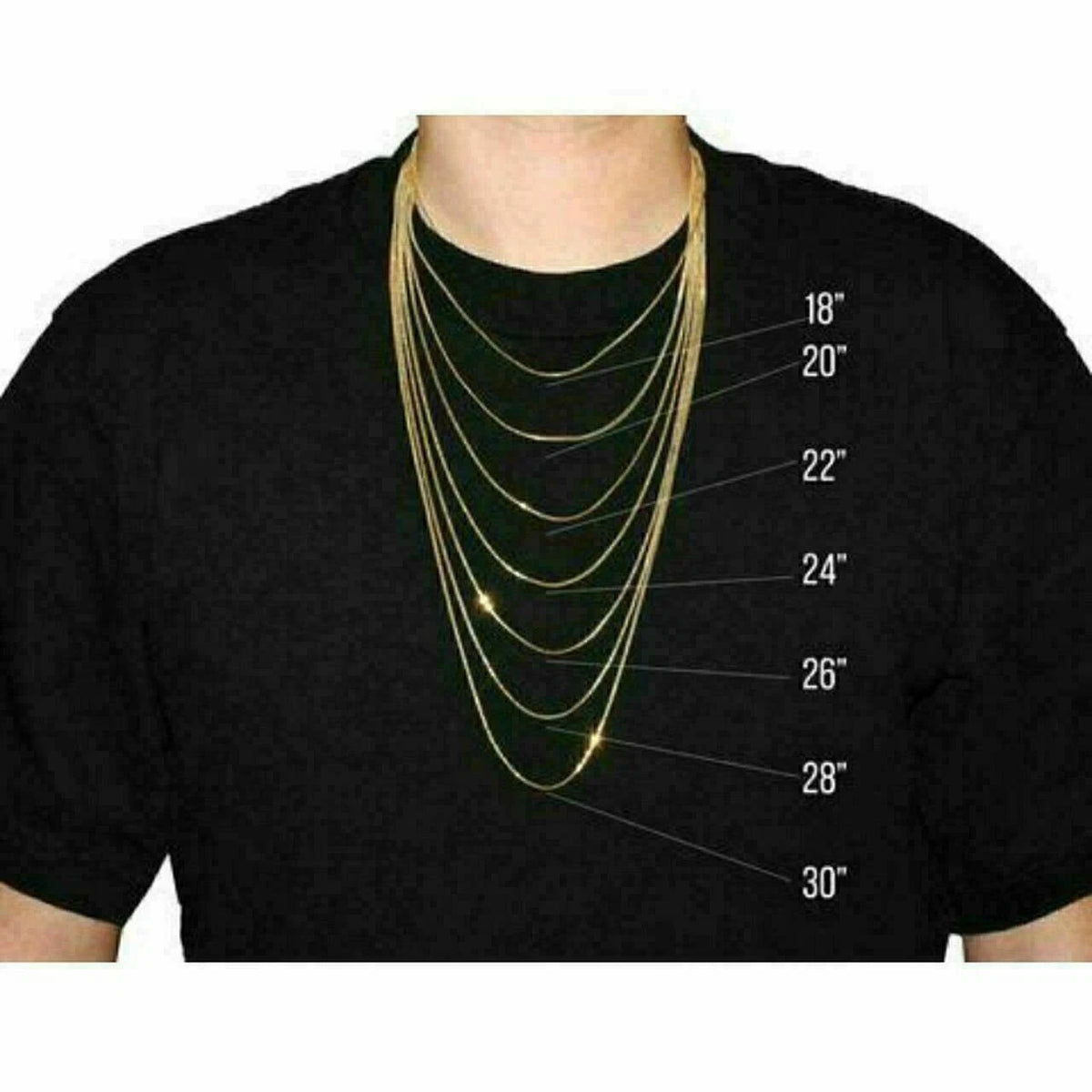14K Solid White Gold Cuban Link Necklace 2mm 16'' 18'' 20'' 22'' 24'' 26'' 30''