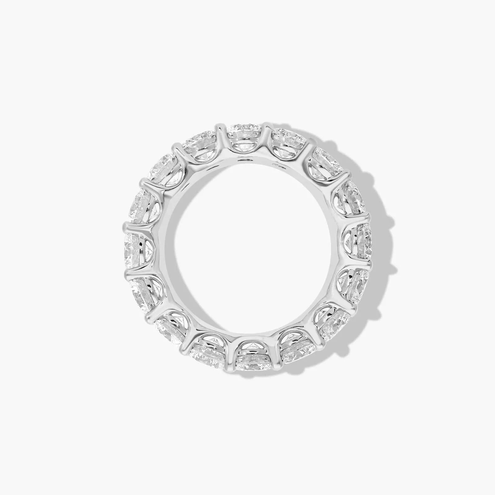 5.00 Carats Lab Grown Eternity Band Diamond D/F VS 14k White Gold