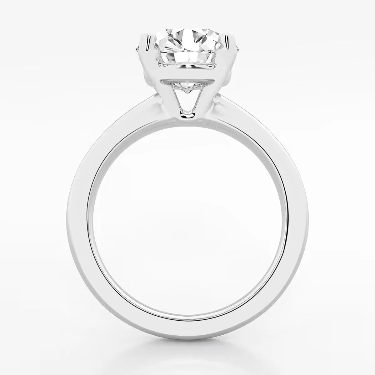 IGI Certified 2.00-5.00 CT E VS1 Lab Grown Oval Cut Diamond Engagement Ring 14k