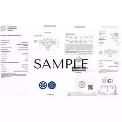 IGI Certified 5.00 Carat F VS1 Oval Lab Grown Diamond Engagement Ring 14k Gold