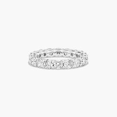 3.00 Carats Lab Grown Eternity Band Diamond D/F VS 14k White Gold