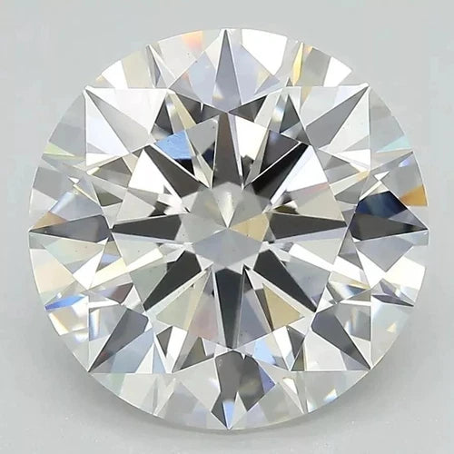 Lab Grown 1 Ct Round Cut D Color VVS2 Clarity STONE IGI Certified CVD ...