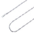 925 Sterling Silver 3.2mm Singapore Twisted Link Chain