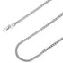 925 Sterling Silver 3.5mm Franco Wheat Chain