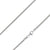925 Sterling Silver 2mm Round Snake Chain