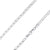 925 Sterling Silver 3.5mm Flat Mariner Gucci Chain