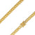 925 Sterling Silver 5mm Miami Cuban Link Gold Plated Chain