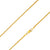 925 Sterling Silver 1.2mm Solid  Rope Diamond Cut Gold Plated Chain
