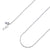 925 Sterling Silver 2mm Adjustable Loose Rope Chain