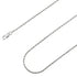 925 Sterling Silver 1.2mm Solid  Rope Diamond Cut Silver Chain