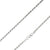 925 Sterling Silver 2.7mm Solid Rope Diamond Cut Silver Chain