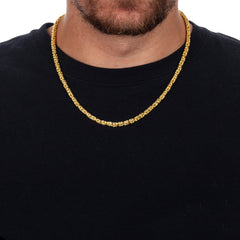 4mm Bynzantine Gold Plated Chain