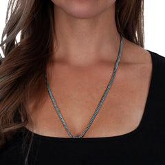  4mm Miami Cuban Rhodium Plated