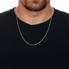 925 Sterling Silver 1.7mm Flat Mariner Gucci Chain