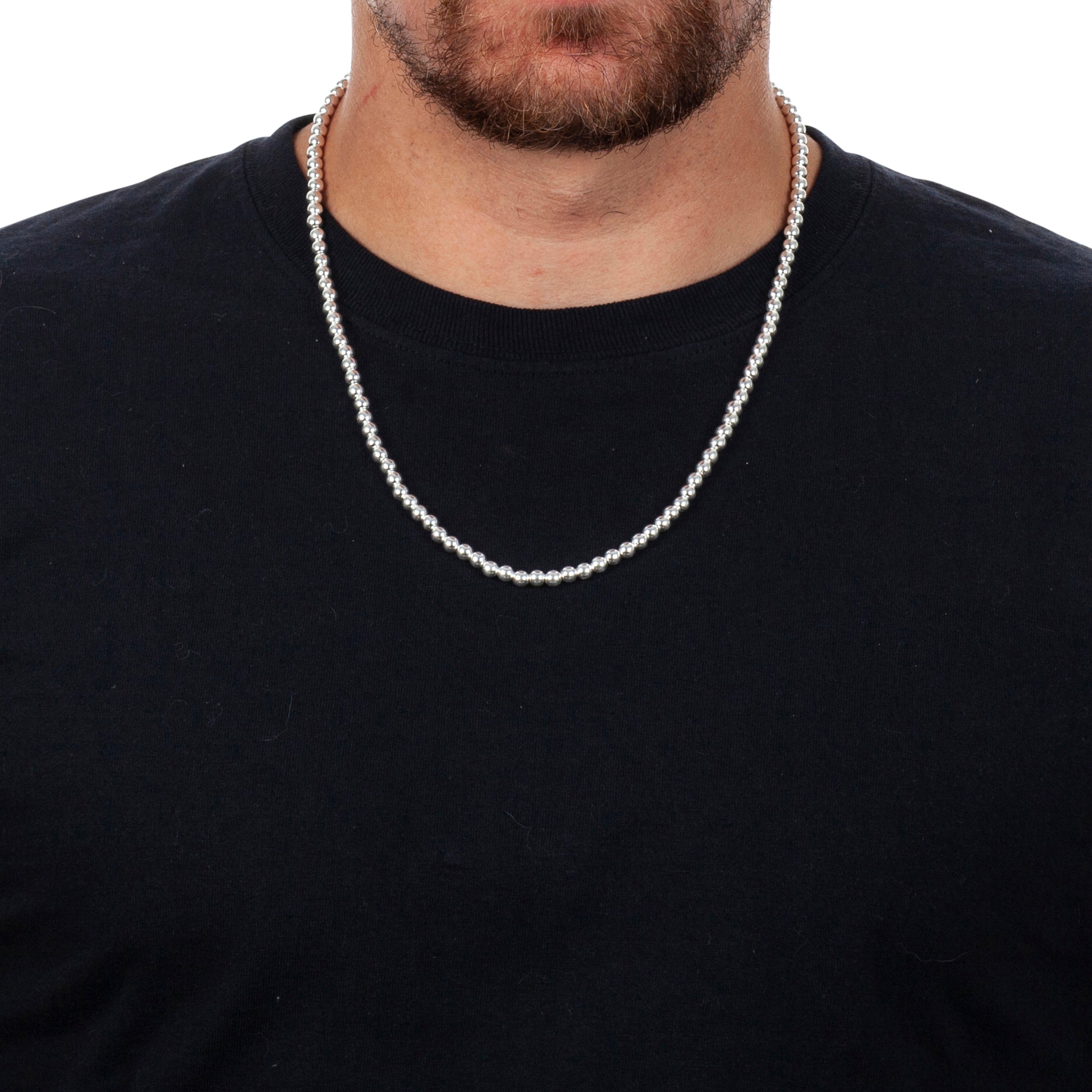 925 Sterling Silver 3mm Ball Bead Chain