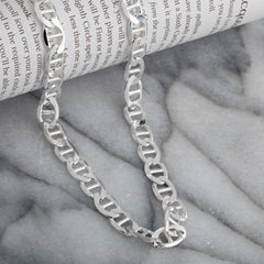 925 9mm Flat Mariner Gucci Chain