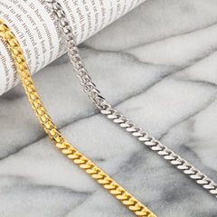 925 Miami Cuban Link Rhodium Chain