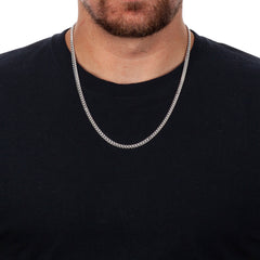 925 Miami Cuban Rhodium Plated
