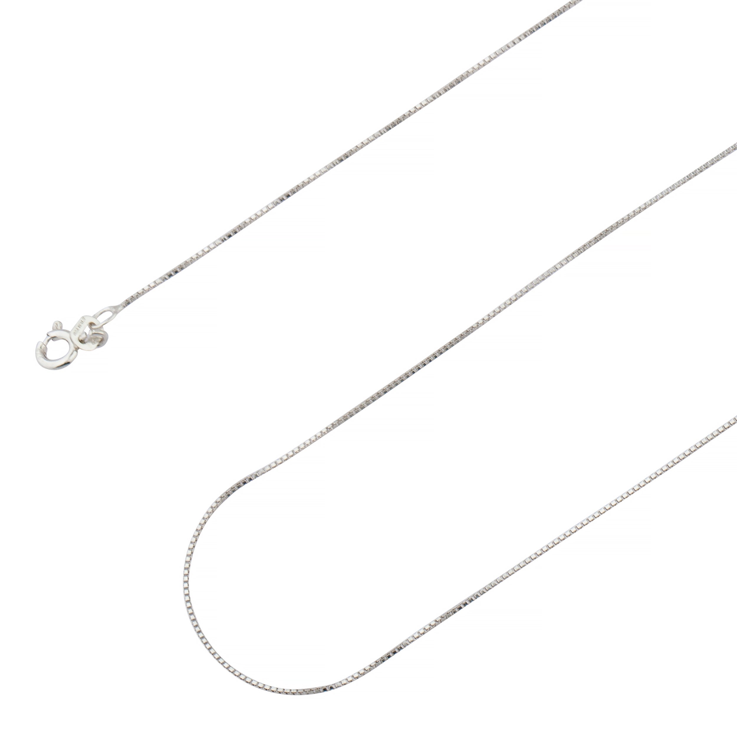 925 Sterling Silver 0.7mm Silver Box Chain