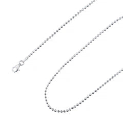  925 Sterling Silver 2.2mm Ball Bead Chain