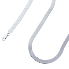 925 Sterling Silver 9mm Solid Herringbone Silver Chain