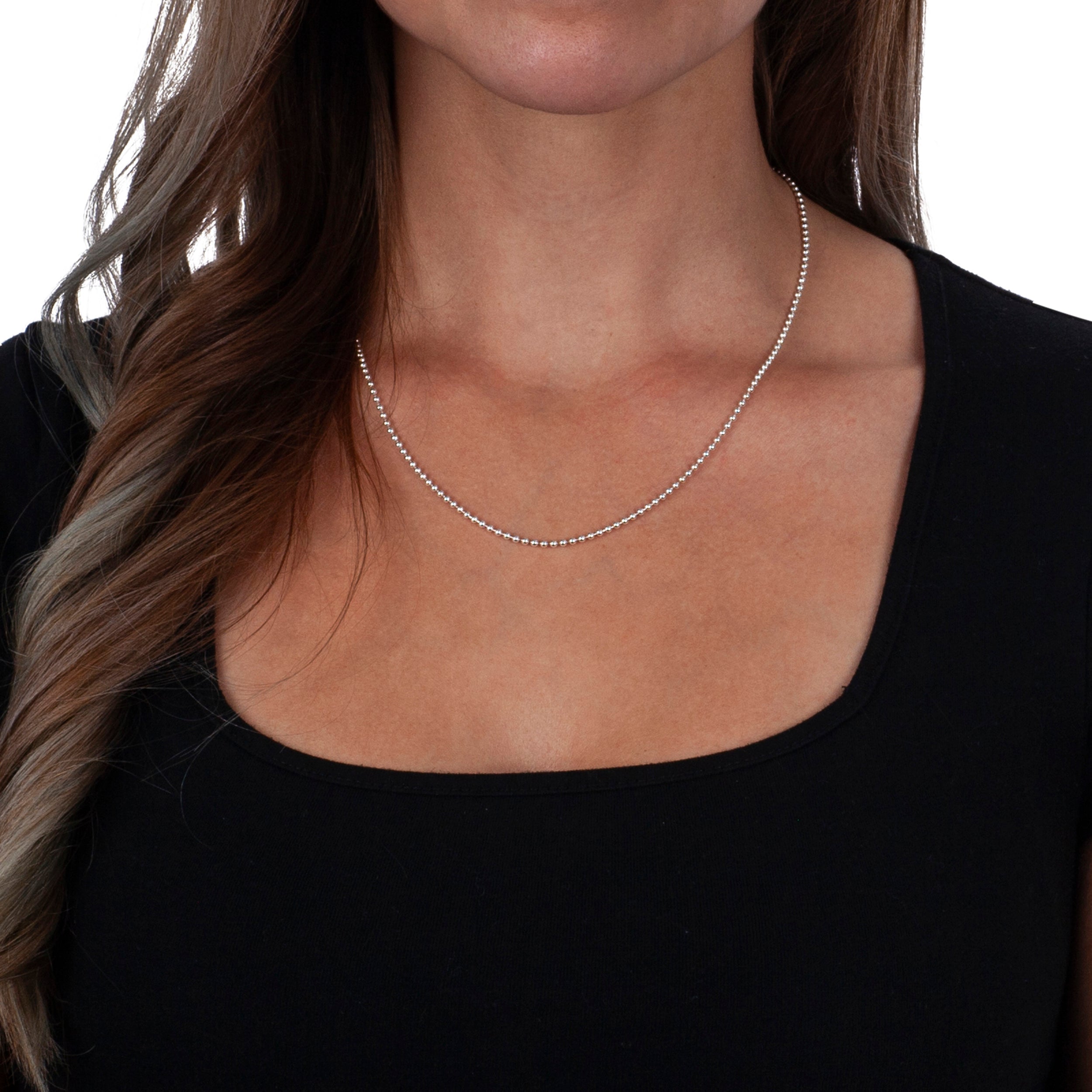  925 Sterling Silver 2.2mm Ball Bead Chain