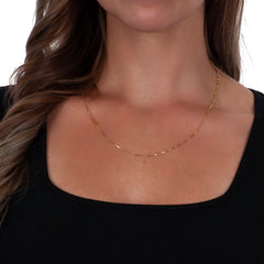 925 Sterling Silver 1mm Box Chain Gold Plated Chain