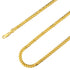 925 Sterling Silver 5mm Miami Cuban Gold Plated Chain