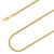 925 Sterling Silver 3mm Miami Cuban Gold Plated Chain