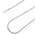 925 Sterling Silver 2.7mm Solid Oval Herringbone Silver Chain