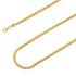 925 Sterling Silver 3.2mm Miami Cuban Gold Plated Chain