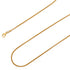 925 Sterling Silver 1.8mm Popcorn Coreana Gold Plated Chain