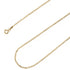 925 Sterling Silver 1.7mm Flat Mariner Gucci Gold Plated Chain