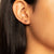 14K White Gold Ball Earrings 3mm-8mm