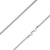 925 Sterling Silver 2.7mm Solid Oval Herringbone Silver Chain