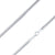 925 Sterling Silver 4.2mm Solid Oval Herringbone Silver Chain