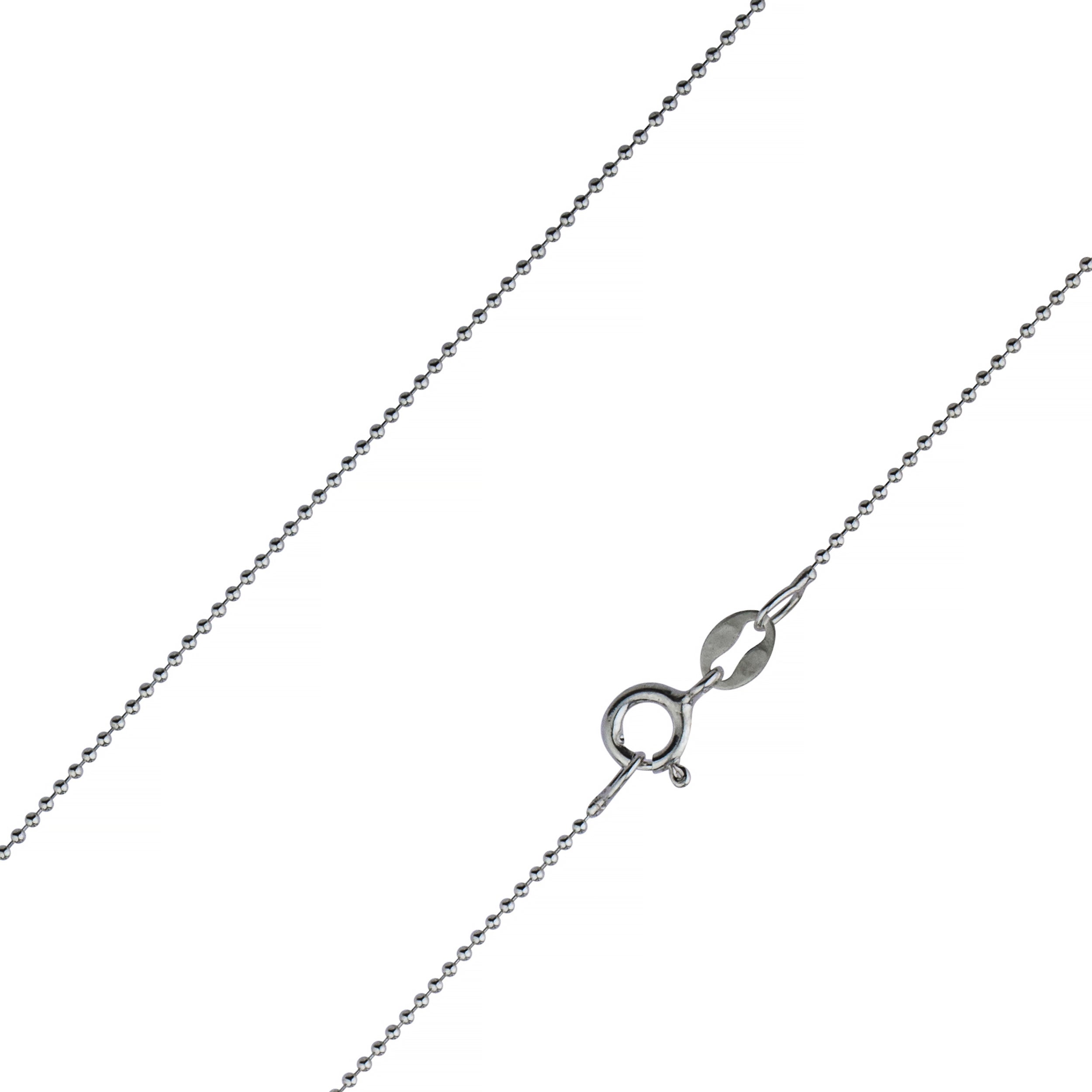 925 Sterling Silver 1mm Ball Bead Chain