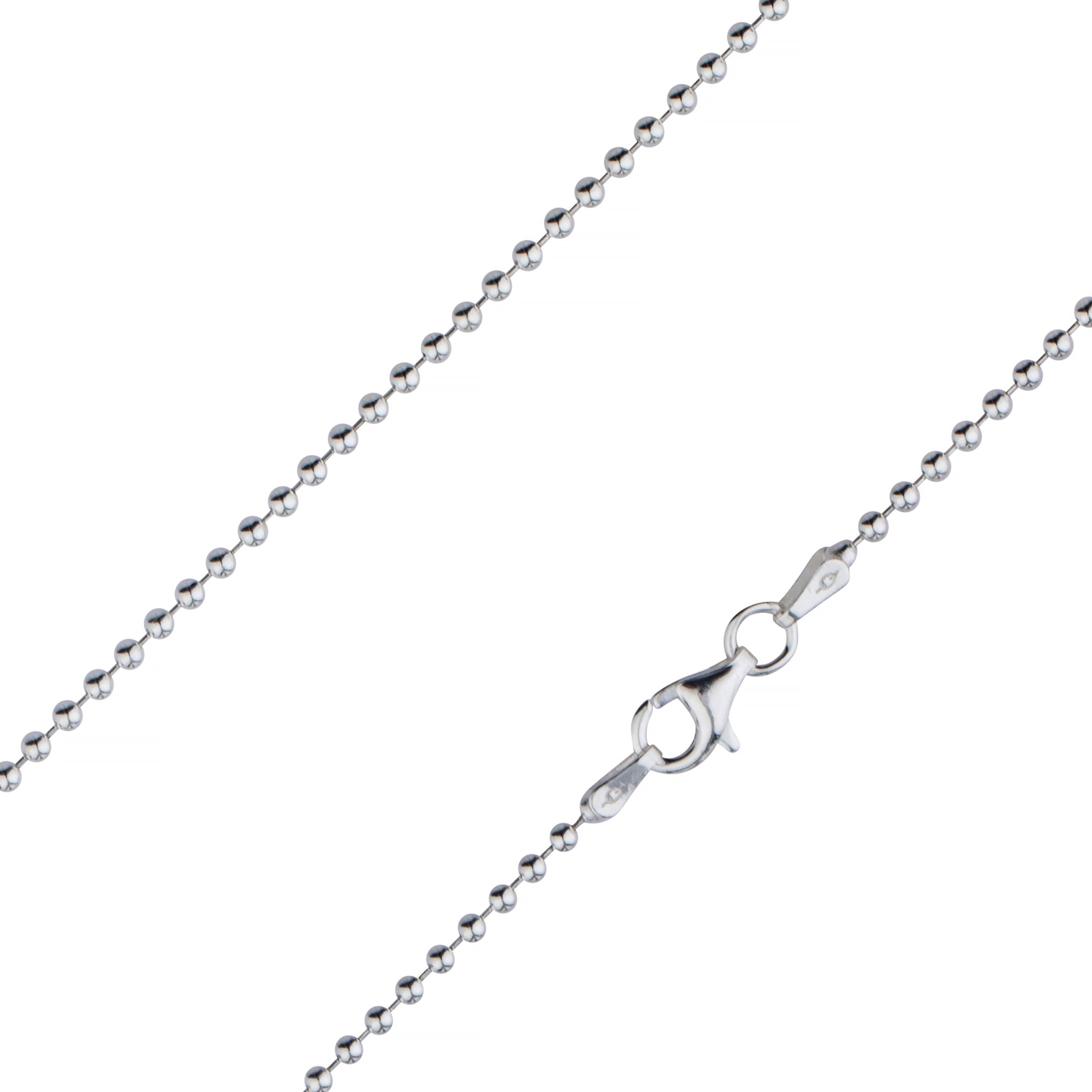  925 Sterling Silver 2.2mm Ball Bead Chain