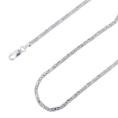 925 Sterling Silver 3.5mm Bynzantine Chain
