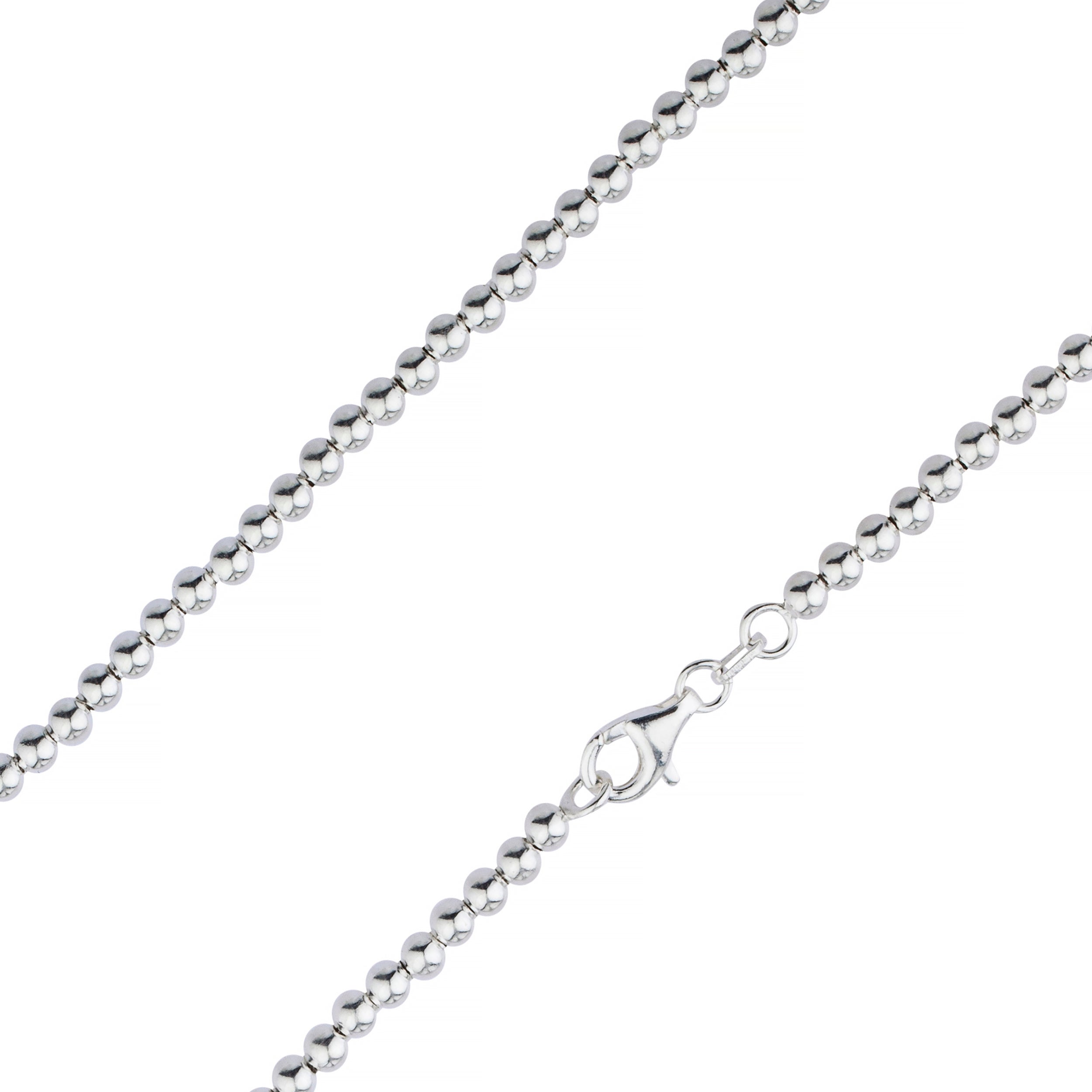 925 Sterling Silver 3mm Ball Bead Chain