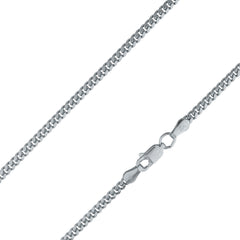 925 Sterling Silver 3mm Miami Cuban Rhodium Chain