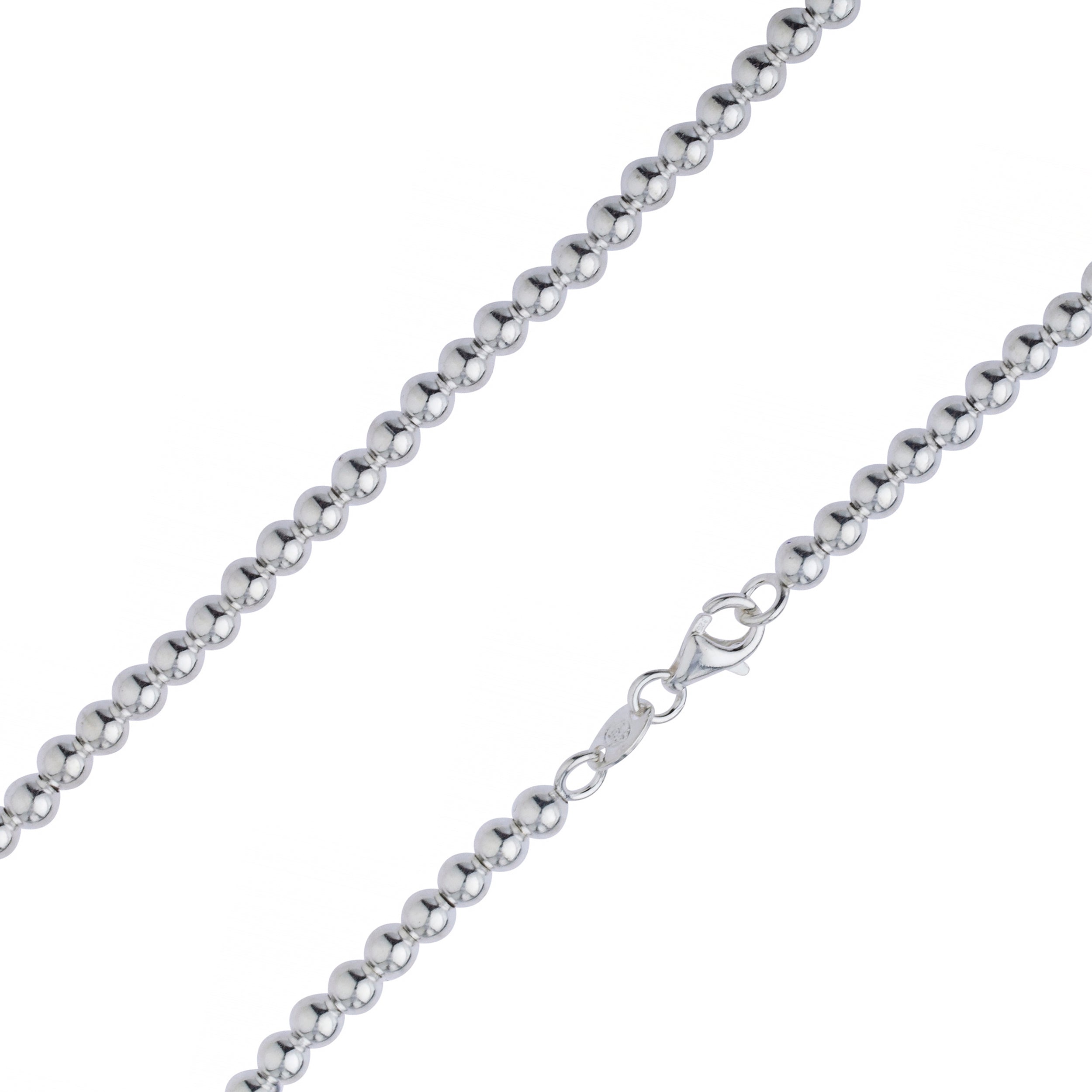 Sterling Silver 4mm Ball Bead Chain
