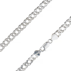 Sterling Silver 6.5mm Rambo Chain