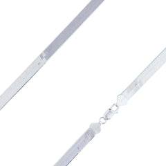 Sterling Silver 9mm Solid Herringbone Silver Chain
